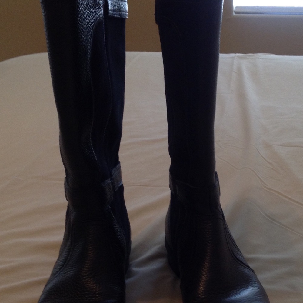 Clarks wide shaft riding boots